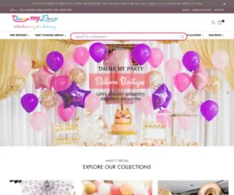 Thememyparty.in(Theme My Party) Screenshot