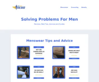 Themenhero.com(Men's Lifestyle Blog) Screenshot