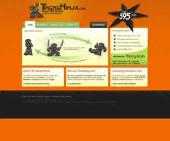 Themeninja.com(Expert XHTML/CSS PSD to Theme/Template Conversion for Joomla) Screenshot