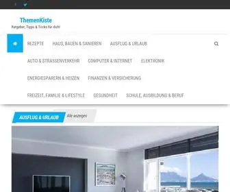 Themenkiste.de(Ratgeber, Tipps & Tricks für dich) Screenshot