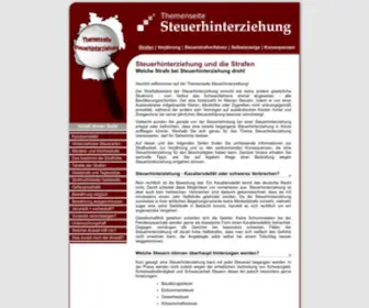 Themenseite-Steuerhinterziehung.de(Steuerhinterziehung) Screenshot