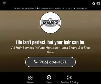 Themensroombarberandspa.com(Barber shop Braselton) Screenshot