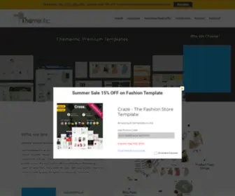 Thementic.com(Thementic web service) Screenshot