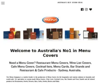 Themenucompany.com.au(The Menu Company) Screenshot