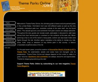 Themeparksonline.org(Themeparksonline) Screenshot