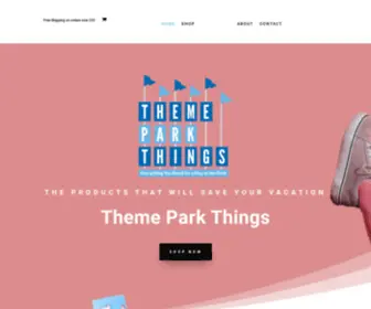 Themeparkthings.com(Theme Park Things) Screenshot