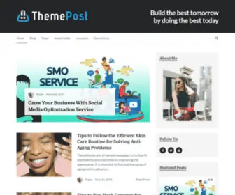 Themepost.net(Build the best tomorrow by doing the best today) Screenshot