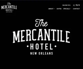 Themercantilehotelneworleans.com(The Mercantile Hotel) Screenshot