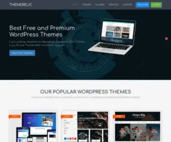 Themerelic.com(E-Commerce & Magazine Themes For WordPress & Shopify) Screenshot