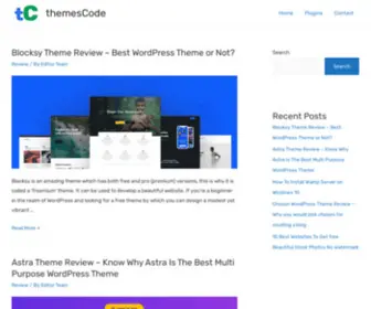 Themescode.com(Free and Premium WordPress themes and Plugins) Screenshot