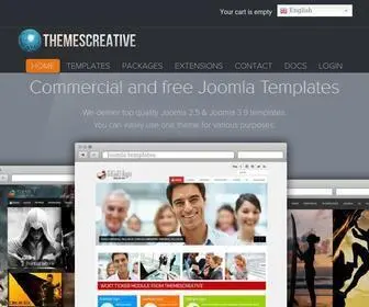 Themescreative.com(Professional Joomla templates) Screenshot