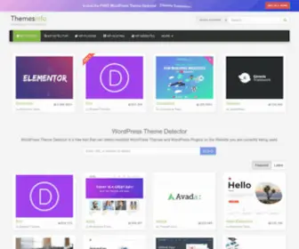 Themesinfo.com(Do you want to know which WordPress Theme or Plugin a website) Screenshot