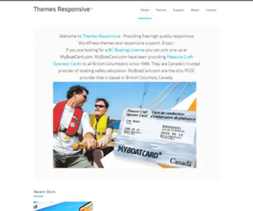 Themesresponsive.com(The Best Responsive Themes of 2013) Screenshot