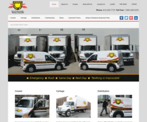 Themessengers.ca(GTA Moving Company) Screenshot