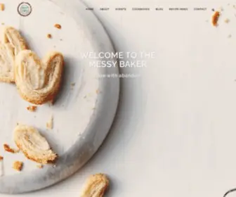 Themessybaker.com(Bake with abandon) Screenshot