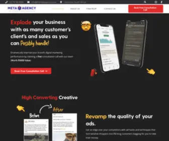 Themetaagency.co.za(The Future of Digital Marketing) Screenshot
