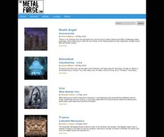 Themetalforge.com(The Metal) Screenshot