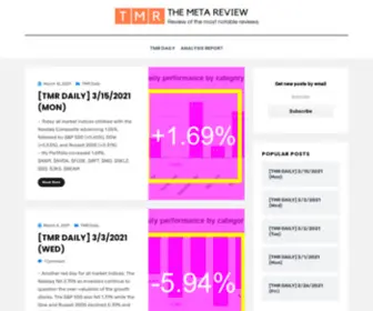 Themetareview.com(The Meta Review) Screenshot