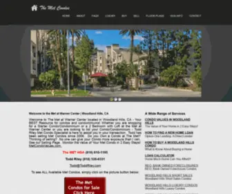 Themetatwarnercenter.com(Met Warner Center Condos for Sale) Screenshot