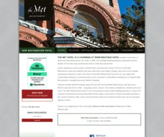 Themethotel.com(The Met Hotel) Screenshot