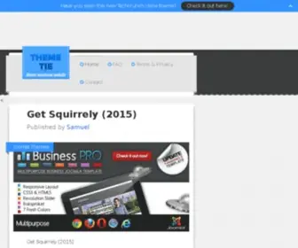 Themetie.com(Theme Tie) Screenshot