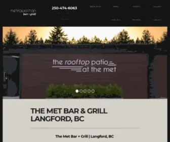 Themetropolitangrill.ca(The Metropolitan Bar) Screenshot