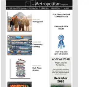 Themetropolitanmagazine.com(Metro) Screenshot