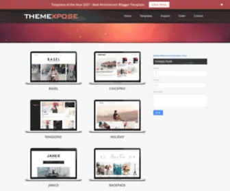 Themexpose.com(Free Blogger Templates) Screenshot