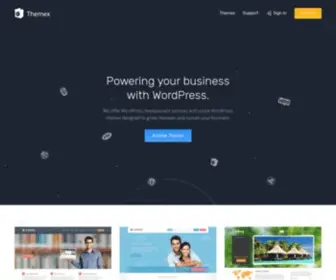 Themextemplates.com(Powering your business with WordPress) Screenshot