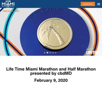 Themiamimarathon.com(Miami Marathon & Half Marathon) Screenshot