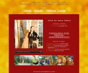 Themichiganharpist.com(Michigan Harpist) Screenshot