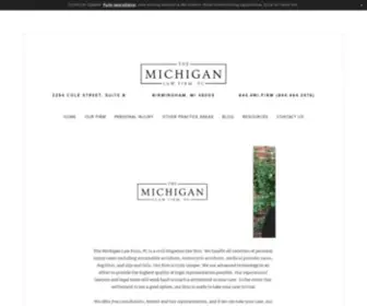 Themichiganlawfirm.com(The Michigan Law Firm) Screenshot