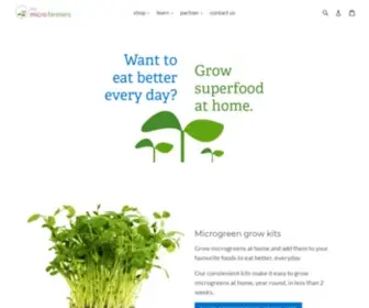 Themicrofarmers.ca(The micro farmers) Screenshot