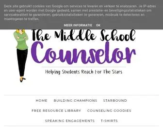 Themiddleschoolcounselor.com(The Middle School Counselor) Screenshot