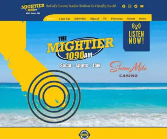 Themighty1090.com(The Mightier 1090 AM) Screenshot