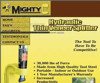 Themightyc.com(Hydraulic Thin Veneer Stone Splitter) Screenshot