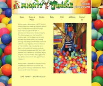 Themightyjungle.ca(Mighty Jungle) Screenshot