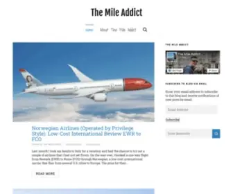Themileaddict.com(Collecting Points and Miles to Maximize value) Screenshot