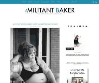 Themilitantbaker.com(The Militant Baker) Screenshot