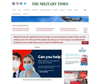 Themilitarytimes.co.uk(The Military Times) Screenshot