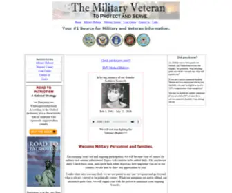 Themilitaryveteran.com(The Military Veteran) Screenshot