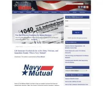 Themilitarywallet.com(The Military Wallet) Screenshot