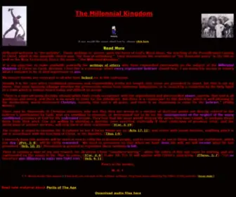 Themillennialkingdom.org.uk(The Millennial Kingdom) Screenshot