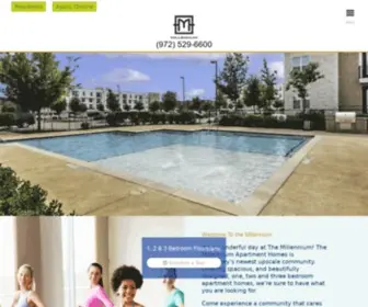 Themillenniumapts.com(Apartments in McKinney) Screenshot