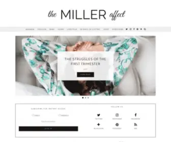 Themilleraffect.com(Style Blog) Screenshot