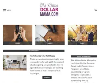 Themilliondollarmama.com(The Million Dollar Mama) Screenshot