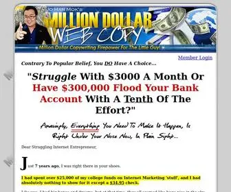 Themilliondollarwebcopy.com(The Million Dollar Web Copy System) Screenshot