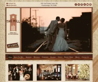 Themillofchattanooga.com(Chattanooga Weddings and Events Venue in Tennessee) Screenshot