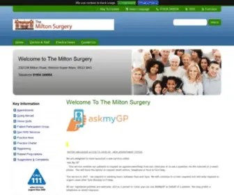 Themiltonsurgery.co.uk(The Milton Surgery) Screenshot