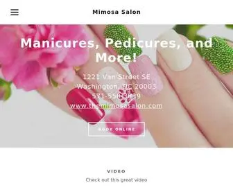 Themimosasalon.com(Mimosa Salon) Screenshot